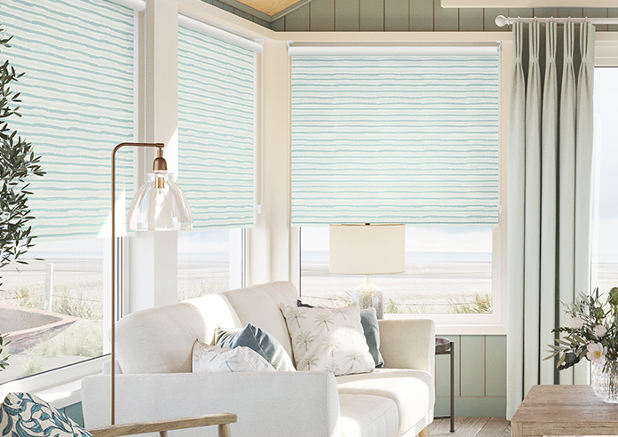 Ombre Stripes, Seaglass - Twist&Fit Roller Blind - Image 3